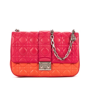 Lady Dior Tricolor Medium Shoulder Bag