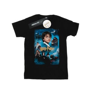 Harry Potter Katoenen T-shirt Wijzensteen voor meisjes (Zwart)