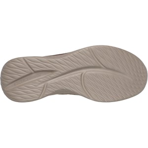Skechers Slade Zachary Textil Herrskor Mörkbrun Bred Passform Snörskor