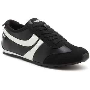 Rocket Dog Destin PU Combo Polyurethaan Dames Zwart/Wit Sneakers