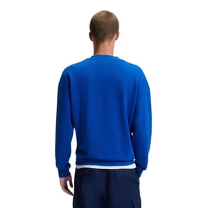 Hugo Heren Niero Logo Crew Neck Sweatshirt (Blauw)