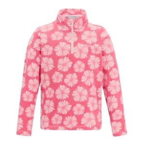 Regatta Kinderen Hot Shot II Bloem Fleece Top (Roze Mist)