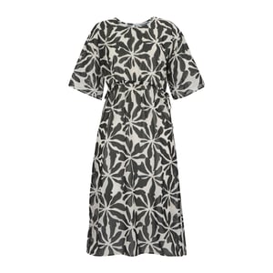 Regatta Dam Avorno Abstrakt Blommig Kaftan (Svart/Vit)