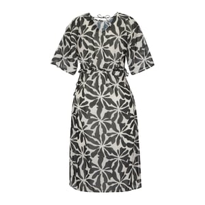 Regatta Dam Avorno Abstrakt Blommig Kaftan (Svart/Vit)