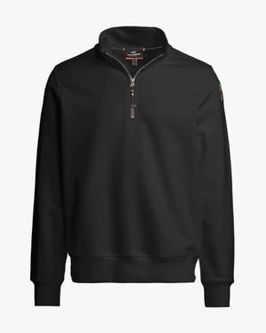 Broad Peak 1/4 Zip Sweatshirt in Black