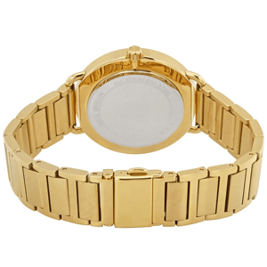 Michael Kors Portia MK3788 Dam 36,5 mm Guld Rostfritt Stål Armbandsur Svart Urskiva