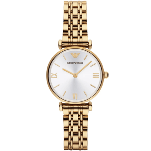 Emporio Armani AR1877 Gianni T-Bar 32mm Gouden Dameshorloge
