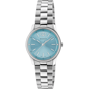 Gucci YA1265068 G-Timeless Dam 29 mm Blå Urskiva Rostfritt Stål Klocka