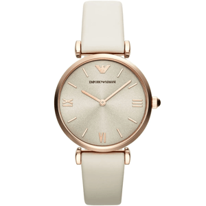 Emporio Armani AR1769 Gianni T-Bar 32 mm Beige Dameshorloge