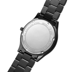 Michael Kors Slim Runway MK8507 44mm Zwart Ionen-geplateerd RVS Dameshorloge