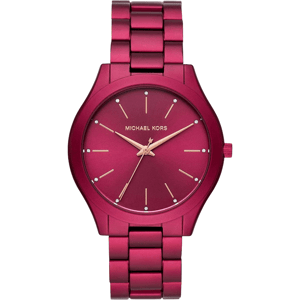 Michael Kors MK4505 Slim Runway Dameshorloge 42mm Roze RVS