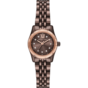 Michael Kors Lexington MK4844 Dam Klocka i Brunt Stainless Steel 26mm