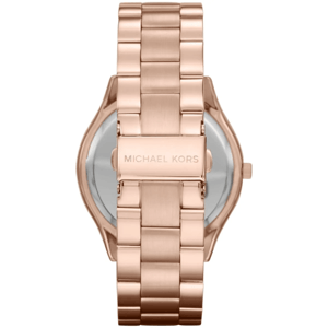 Michael Kors Slim Runway MK3181 42mm Roze Gouden Dameshorloge