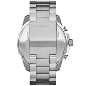 Diesel Mega Chief DZ4328 Chronograaf 51mm Zilveren RVS Herenhorloge