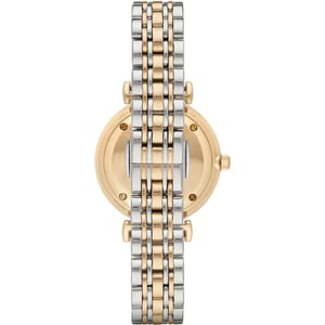 Emporio Armani AR2076 Dames Two-Tone RVS Chronograaf Horloge 32mm