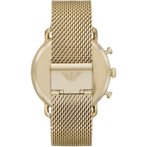 Emporio Armani AR11315 Heren Chronograaf Horloge - Gouden RVS