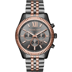 Michael Kors Lexington MK8561 Chronograaf Grijze Wijzerplaat 44mm Herenhorloge