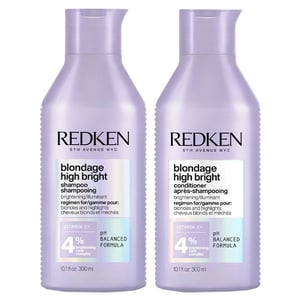 Redken Blondage High Bright Shampoo 300ml And Conditioner 300ml Duo