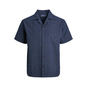 Jack & Jones jprbluwinson print dobby s/s shirt 12291956 pageant