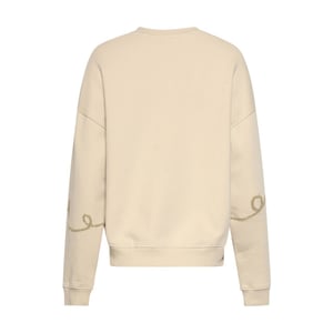 Smashed Lemon Sweater met goudkleurige borduring |