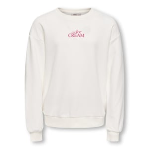 Only Kogphilea life ls loose sweater off-white