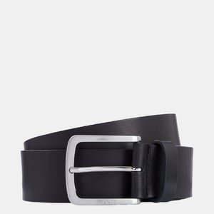 Accessories Boss Jor-V Logo Engraved Buckle Belt in Black