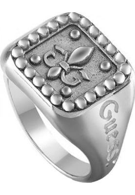 Guess JUMR01328JWAS64 Mens Knight Flower Ring