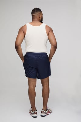 Plus Capri Placement Print Mid Length Swim Shorts