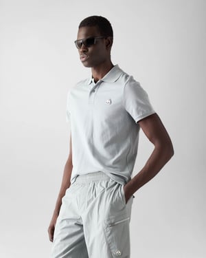 Everett Polo in Light Grey