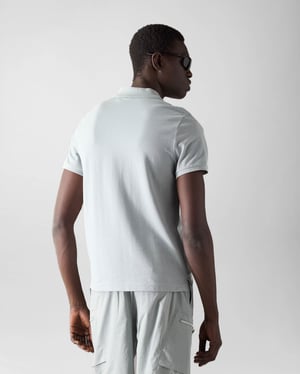 Everett Polo in Light Grey