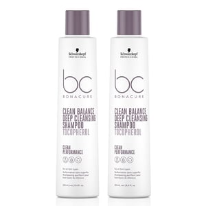 Schwarzkopf Bc Clean Balance Deep Cleansing Shampoo 250ml Double