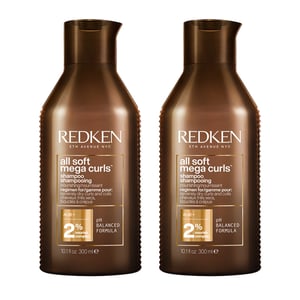 Redken All Soft Mega Curl Shampoo 300ml Double