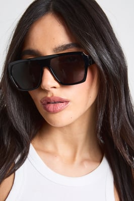 Chunky Framed Aviator Sunglasses