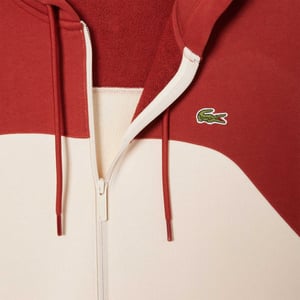 Lacoste Heren Colour Block Full Zip Hoodie (Veelkleurig)