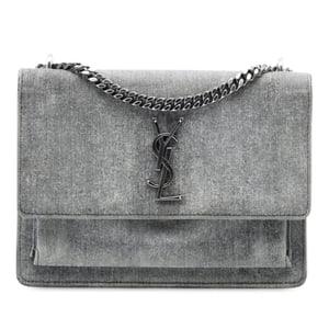 Tweedehands Medium Denim Monogram Sunset Crossbody