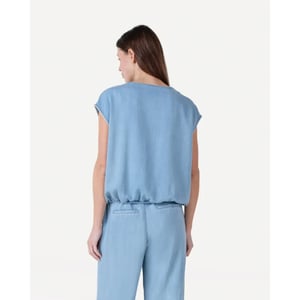 Another Label Aurore denim top -
