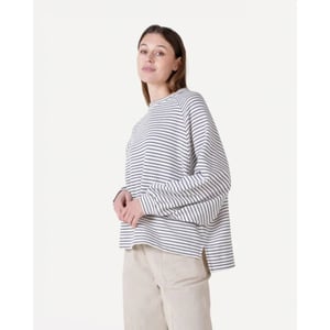 Another Label Flori stripe sweat -