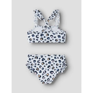 Name It Meisjes bikini set nmfzanimal wit/multicolor dierenprint