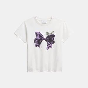 Bow T-Shirt In Organic Cotton