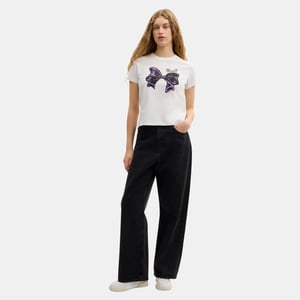 Bow T-Shirt In Organic Cotton