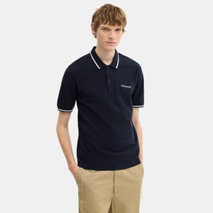 Signature Trim Polo In Organic Cotton