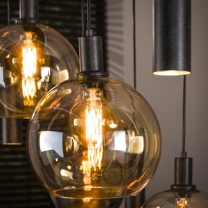Hoyz hanglamp sfera tricolore 5+4-lichts artic