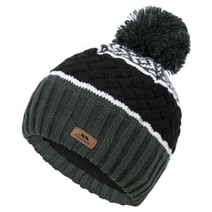 Trespass Barn/Kids Axel Beanie (Grangrön/Svart/Vit)