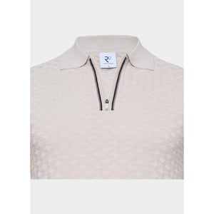 R2 Amsterdam Polo korte mouw zipper polo short sleeve cott 132.polo.018/045