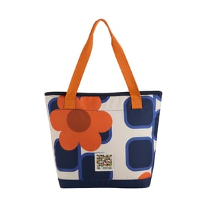 Regatta Orla Kiely 16L Giant Square Flower Cooler Tote Bag (Orange)