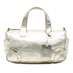 Pre-owned Metallic Leather Handbag