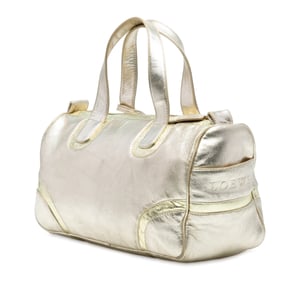Pre-owned Metallic Leather Handbag