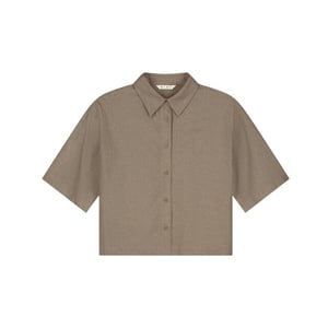 Olaf Hussein Blouse korte mouw w240307 linen