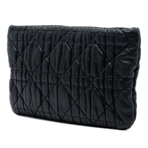 Begagnad kalvskinn Cannage Rose Clutch