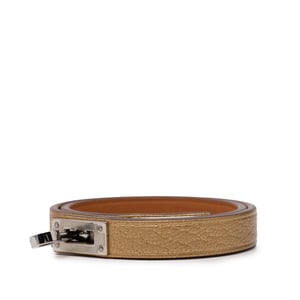 Pre-owned Chevre Mysore Mini Kelly Double Tour Bracelet T2